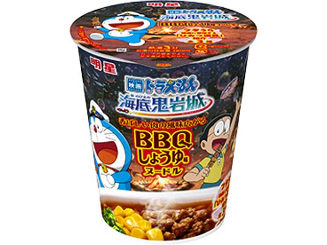 Myojo Doraemon Movie BBQ Soy Sauce Noodles [New Product Released February 23rd] [Purchase 12]