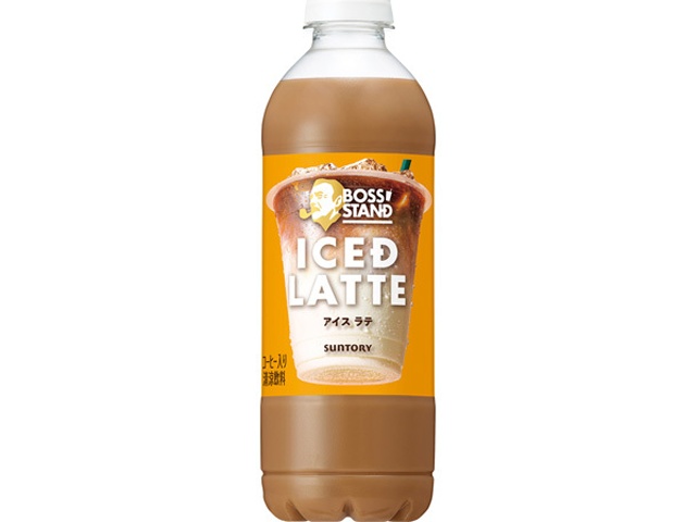 Boss Stand Iced Latte P 450ml [New Product Released 2/3] [This Month's Special Drinking Water] [Purchase Quantity: 24]