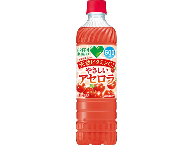 GREEN DAKARA Gentle Acerola P600 [New Product Released February 10th] [This Month's Special Offer: Drinking Water] [Purchase Quantity: 24]