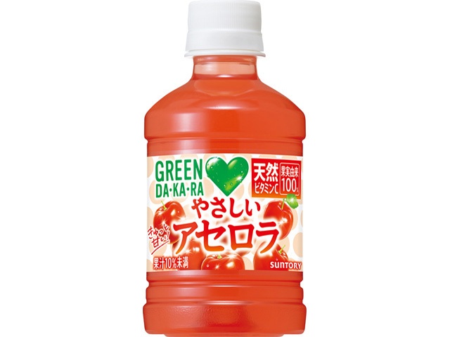 GREEN DAKARA Gentle Acerola P280 [New Product Released 2/10] [This Month's Special Drinking Water] Special Order Item [Purchase Quantity: 24]