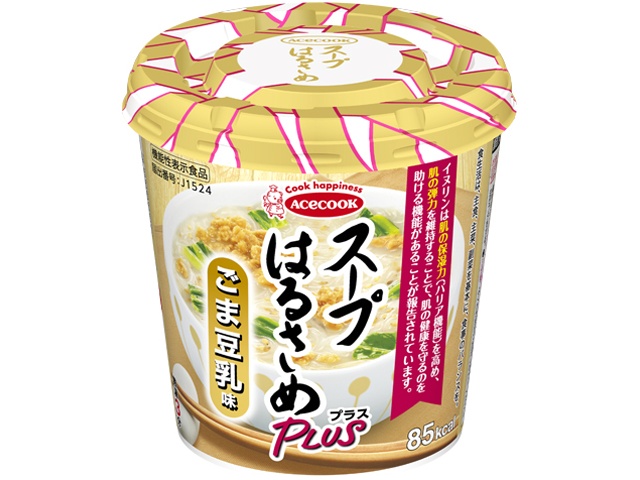 Ace Soup Harusame Plus Sesame Soymilk Flavor [New Product Released February 16th] Special Order Item [Purchase Quantity: 36]