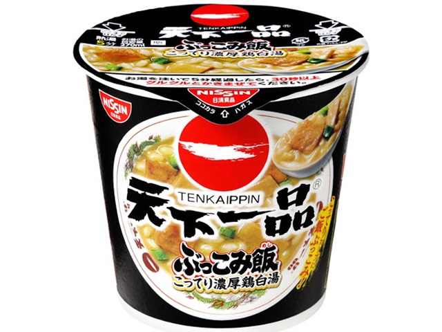 Nissin Tenkaippin Bukkomi Rice with Rich and Thick Chicken White Soup [New Product Released January 26th]  [Purchase 6]