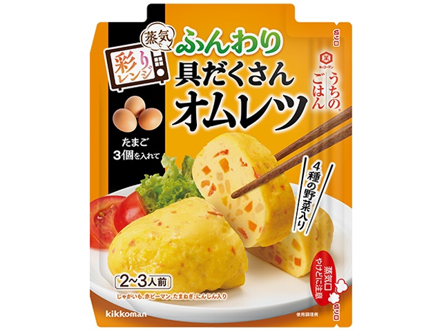 Kikkoman Uchi no Gohan Fluffy and Filling Omelette [New Product Released 2/2] Special Order Item [Purchase Quantity: 40]