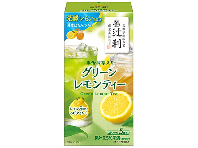 Tsujiri Uji Matcha Green Lemon Tea, 85g [New Product, Released March 1st] [Pre-order Item] [Purchase Quantity: 30]