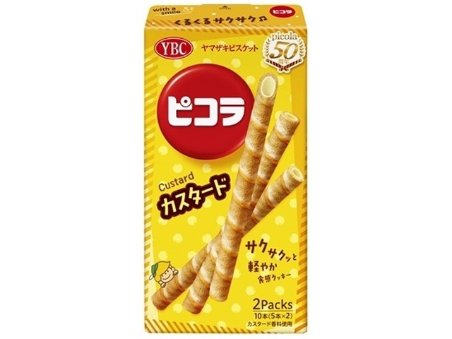 YBC Picola Custard 10 pieces [New product released on 2/5] [Limited quantity]  [Purchase 10 pieces]