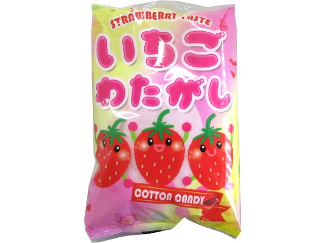 Sugar Strawberry Cotton Candy 1 piece [Purchase 10 pieces]