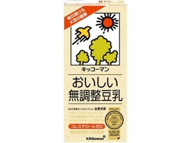 Kikkoman Soy F Delicious Unflavored Soy Milk, 1L (Special Order Item) [Purchase 6]