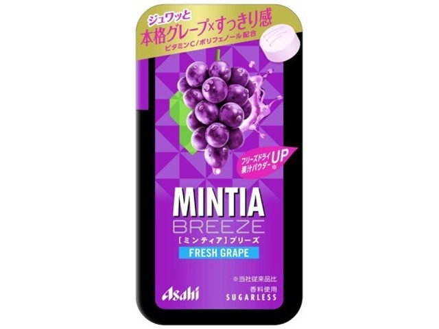 Asahi Group Foods Mintia Breeze Fresh Grape (Purchase of 8)