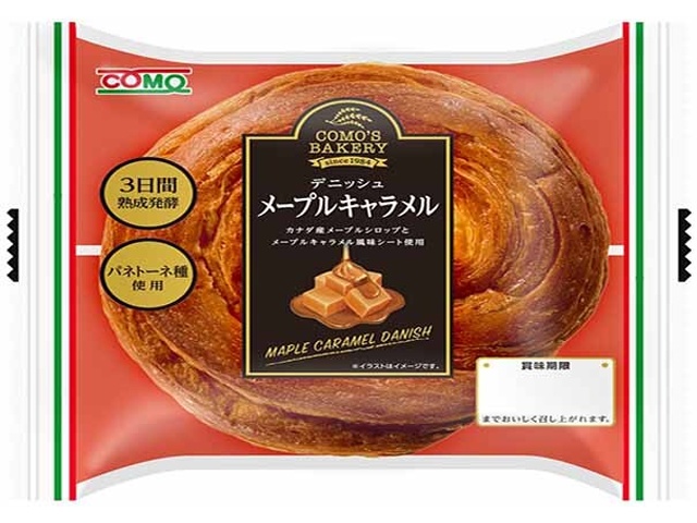 Como Danish Maple Caramel 75g (Purchase 18 pieces)