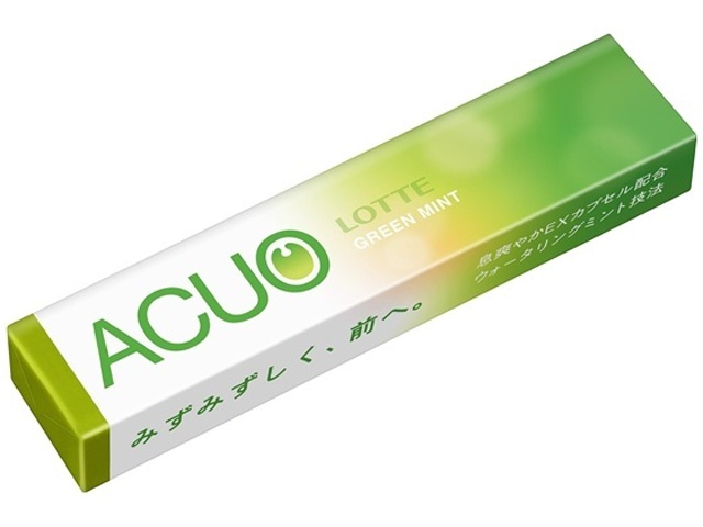 Lotte ACUO Green Mint 14 pieces (20 pieces per pack)