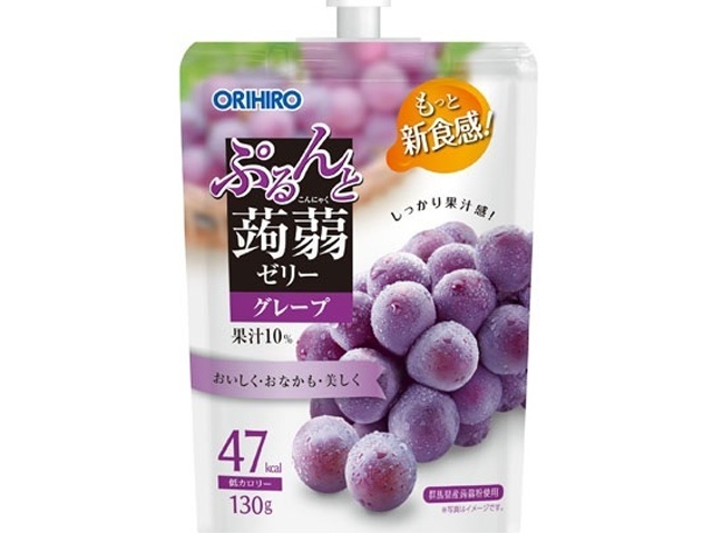 Orihiro Plandu Konjac Jelly Grape, Standing, Special Order Item (Purchase 8 pieces)