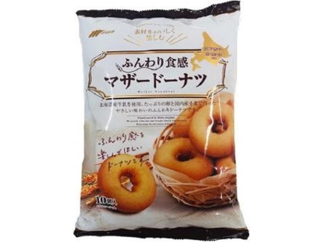 Marukin Mother Donuts, 10 pieces (8 pieces per pack)