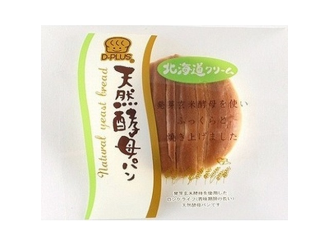 Day Plus Natural Yeast Bread with Hokkaido Cream (Special Order Item) [Purchase 12]