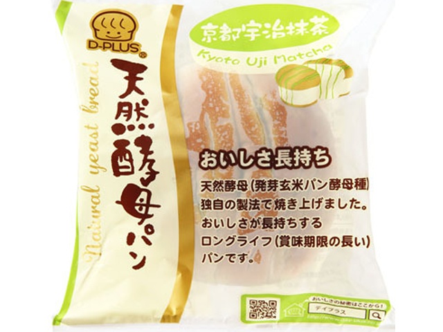 Day Plus Natural Yeast Bread, Kyoto Uji Matcha (Special Order Item) [Purchase 12]