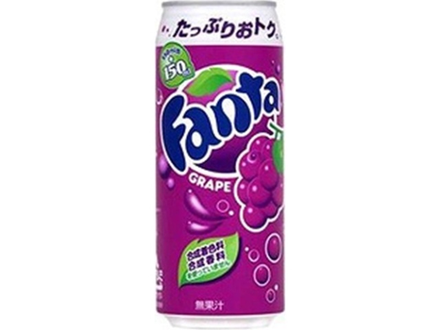 Fanta Grape Can 500ml [This Month's Special Drink]  [Purchase Quantity: 24]