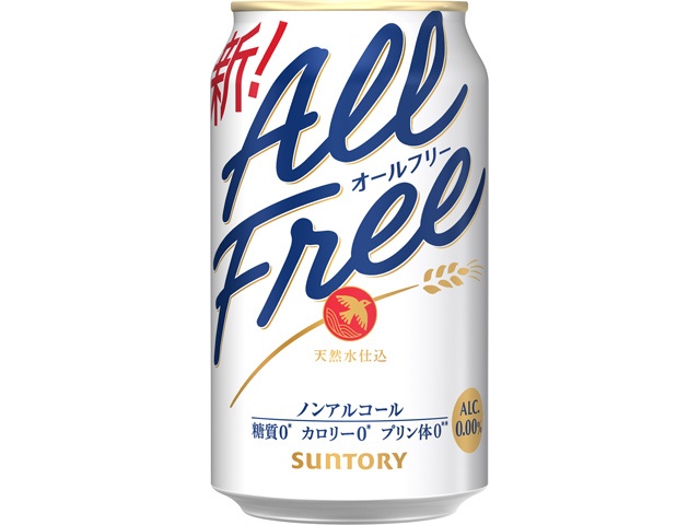 Suntory All-Free 350ml (Purchase of 6)