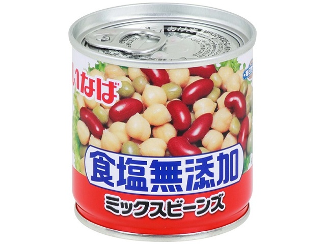 Inaba Mainichi Salad Mixed Beans, No Added Salt, Special Order Item [Purchase Quantity: 24]