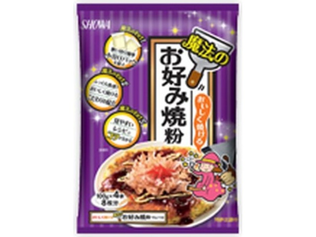 Showa Magic Okonomiyaki Flour, 400g [This Month's Special Sale: Dried Food] [Made-to-Order Item] [Purchase Quantity: 24]