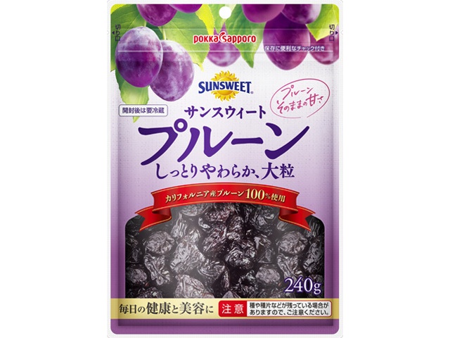 Pokka Sapporo Food Sunsweet Prunes 240g Bag A (Special Order Item) [Purchase 10]