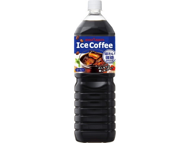 Pokka Sapporo Food Iced Coffee Flavor, Lightly Sweetened, 1.5L (Special Order Item) [Purchase 8]