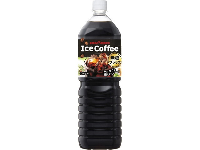 Pokka Sapporo Food Iced Coffee Black Unsweetened, 1.5L (Special Order Item) [Purchase 8]