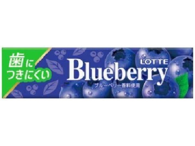 Lotte Teeth-Friendly Blueberry Gum, 9 pieces (Purchase 15 pieces)