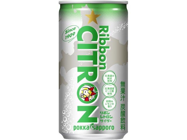 Pokka Sapporo Food Ribbon Citron 190g (Special Order Item) [Purchase 30]