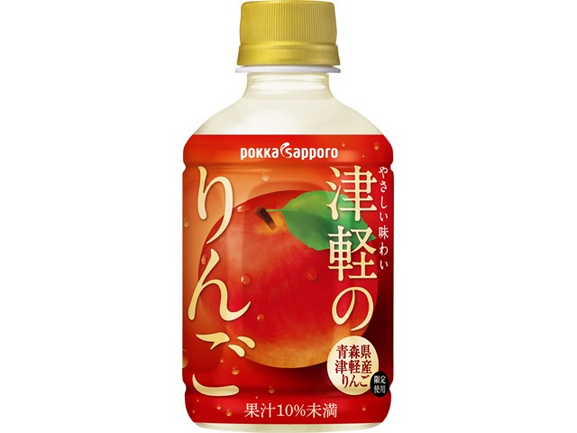 Pokka Sapporo Food Tsugaru Apple P280ml [This Month's Special Drinking Water]  [Purchase Quantity: 24]