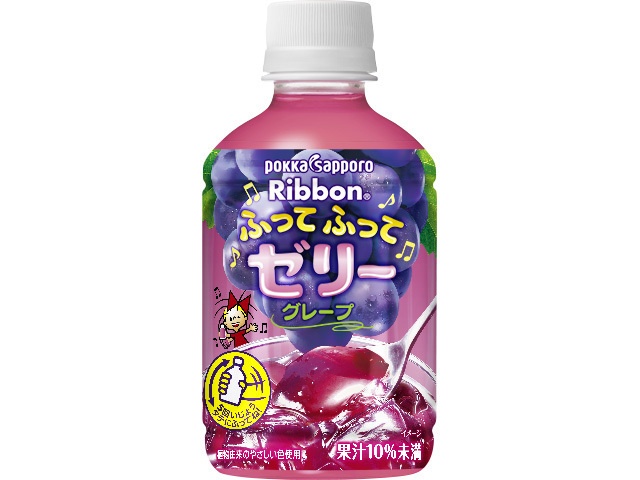 Pokka Sapporo Food Shake Shake Jelly Grape P 295g [This Month's Special Drink]  [Purchase Quantity: 24]