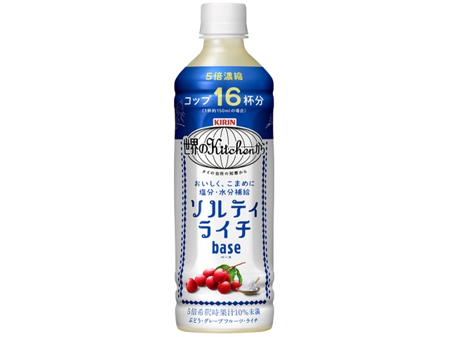 Kirin World Kitchen S Lychee Base P500 [This Month's Special Drinking Water] Special Order Item [Purchase Quantity: 24]