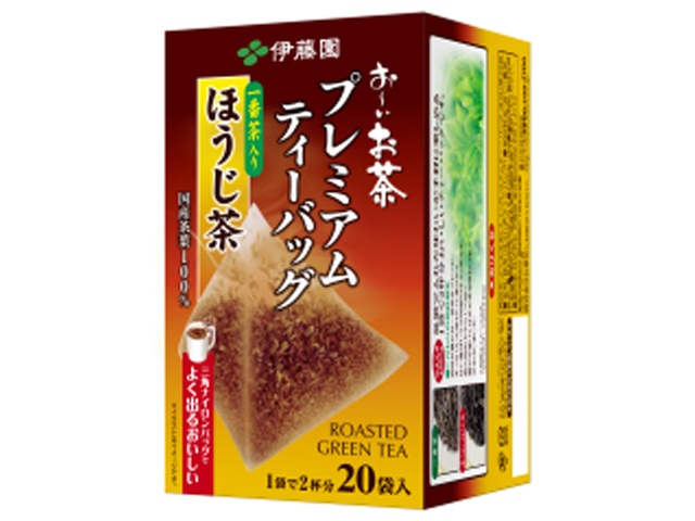 Ito En Oi Ocha Premium Hojicha Tea TB 20 bags (8 bags per pack)