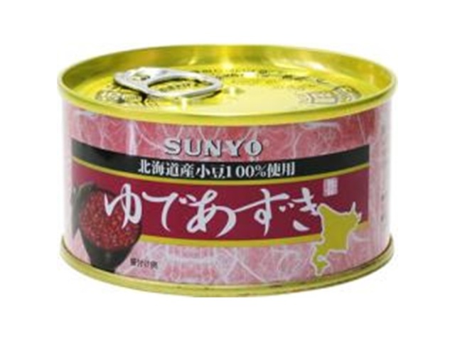 Sanyo Hokkaido Boiled Azuki Beans 200g (Pack of 12)