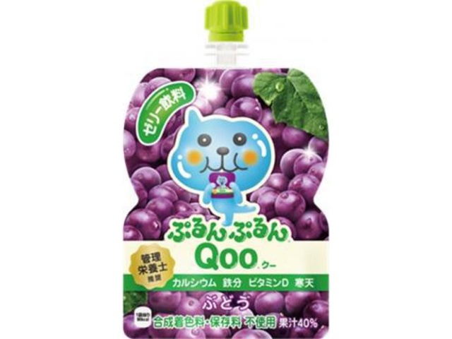 Purunpurun Qoo Grape 125g [This Month's Special Drink] Special Order Item [Purchase 6]