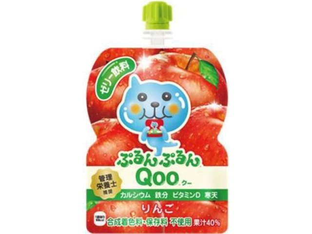 Purunpurun Qoo Apple 125g [This Month's Special Drink] Special Order Item [Purchase 6]
